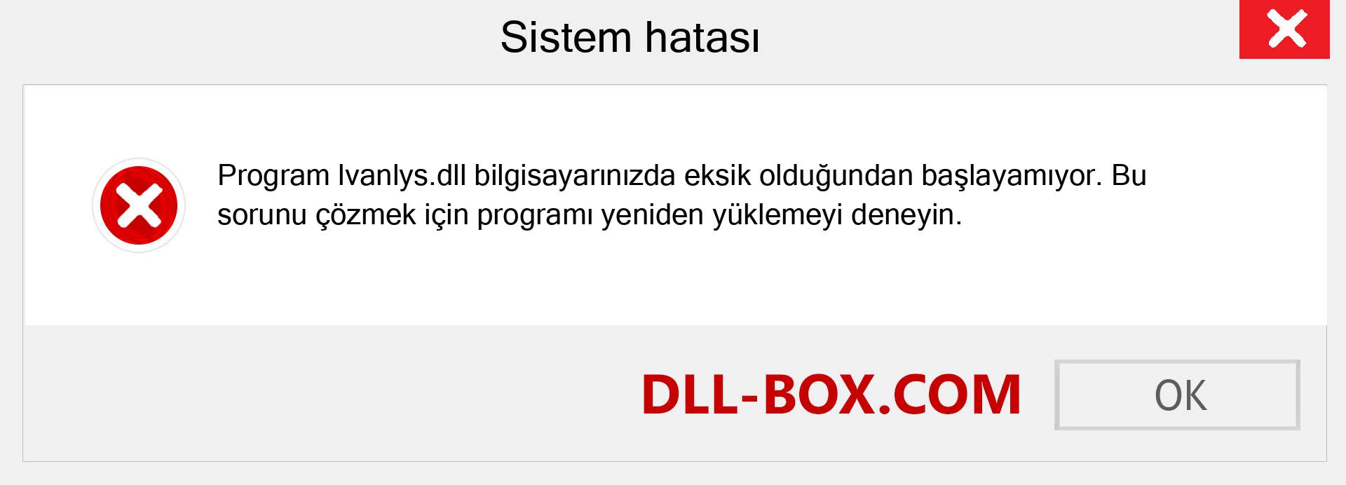 lvanlys.dll dosyası eksik mi? Windows 7, 8, 10 için İndirin - Windows'ta lvanlys dll Eksik Hatasını Düzeltin, fotoğraflar, resimler